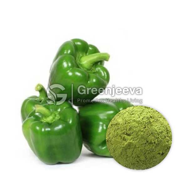 Organic Green Bell Pepper Powder